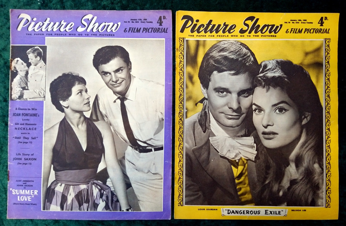 Picture Show Magazine. Collection of 10 From 1958. (MC146)