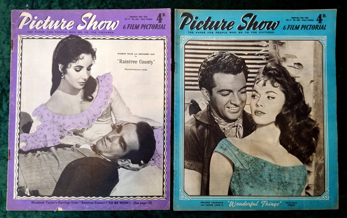 Picture Show Magazine. Collection of 10 From 1958. (MC146)