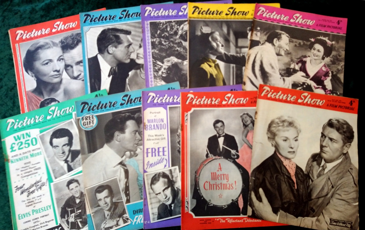 Picture Show Magazine. Collection of 10 From 1958. (MC147)