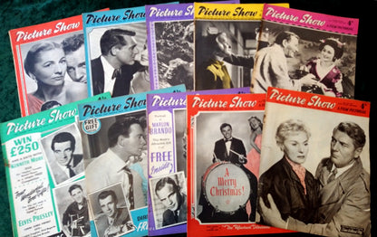 Picture Show Magazine. Collection of 10 From 1958. (MC147)