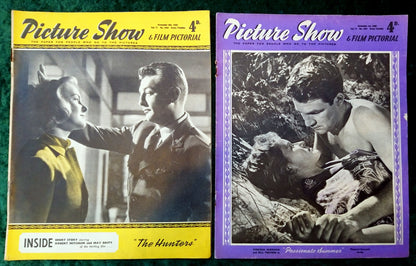 Picture Show Magazine. Collection of 10 From 1958. (MC147)