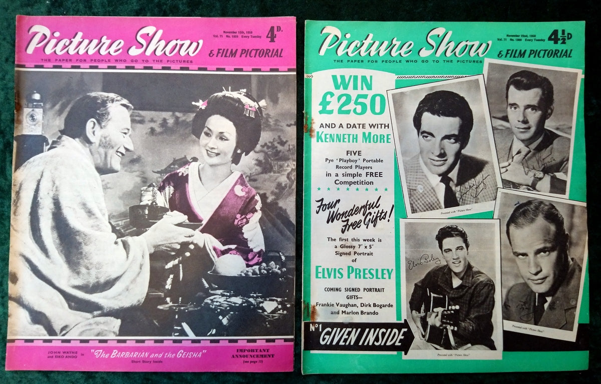Picture Show Magazine. Collection of 10 From 1958. (MC147)