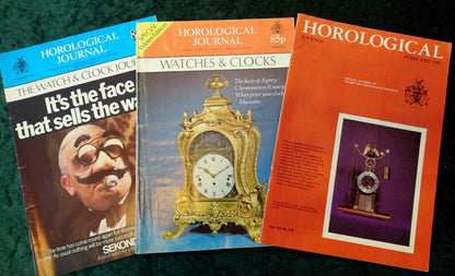 The Horological Journal. 13 Issues 1970/80's. (MC148)