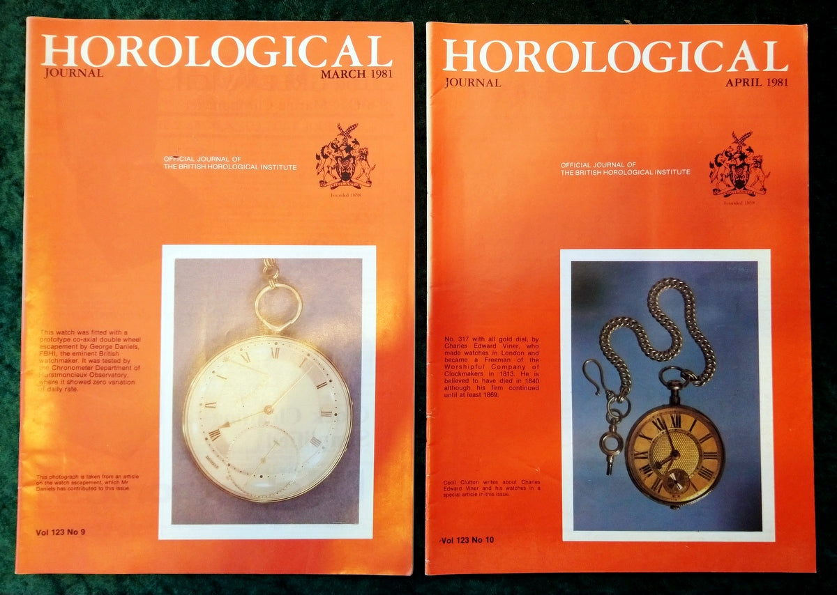 The Horological Journal. 13 Issues 1970/80's. (MC148)