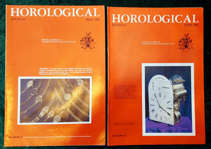 The Horological Journal. 13 Issues 1970/80's. (MC148)