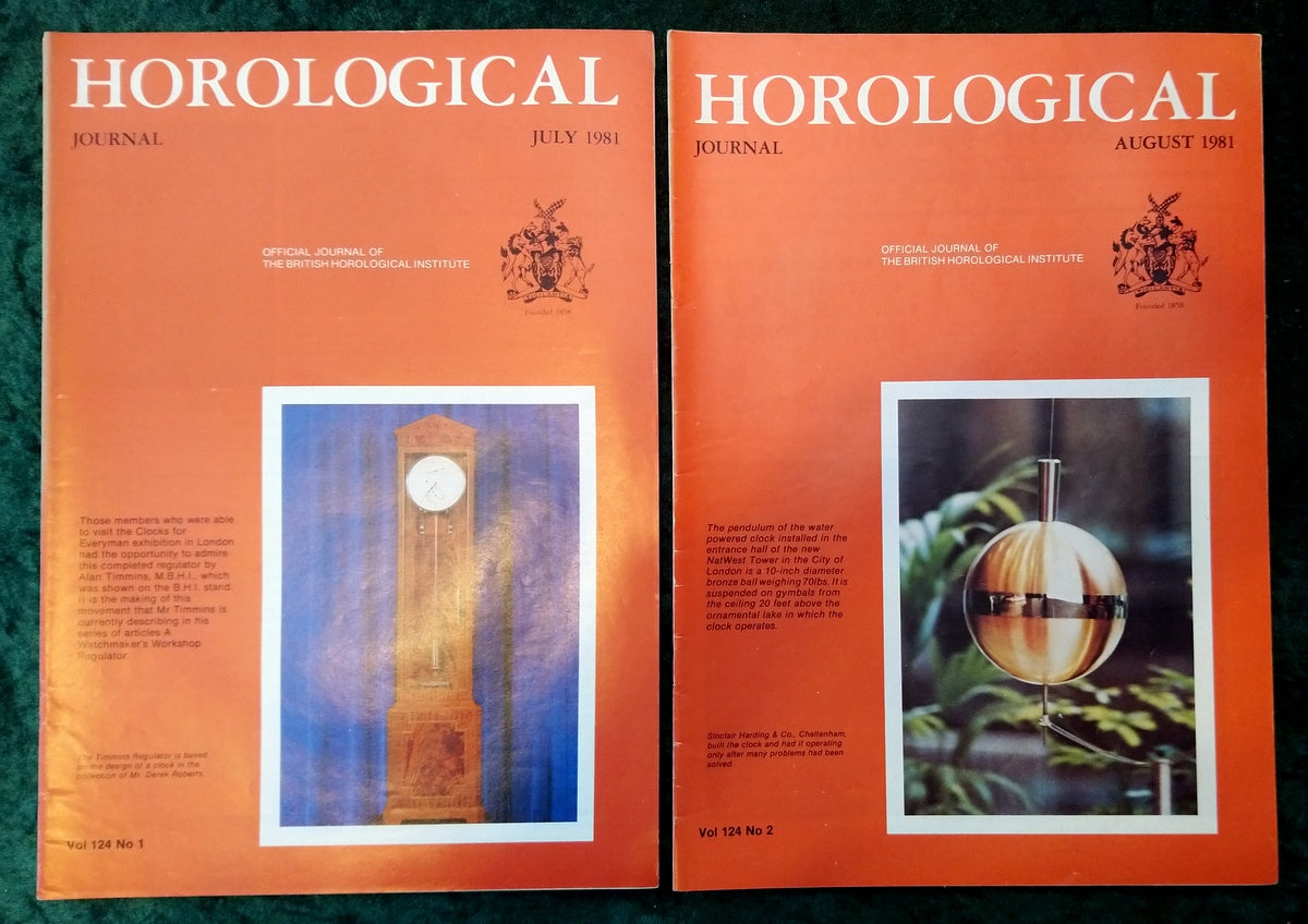 The Horological Journal. 13 Issues 1970/80's. (MC148)