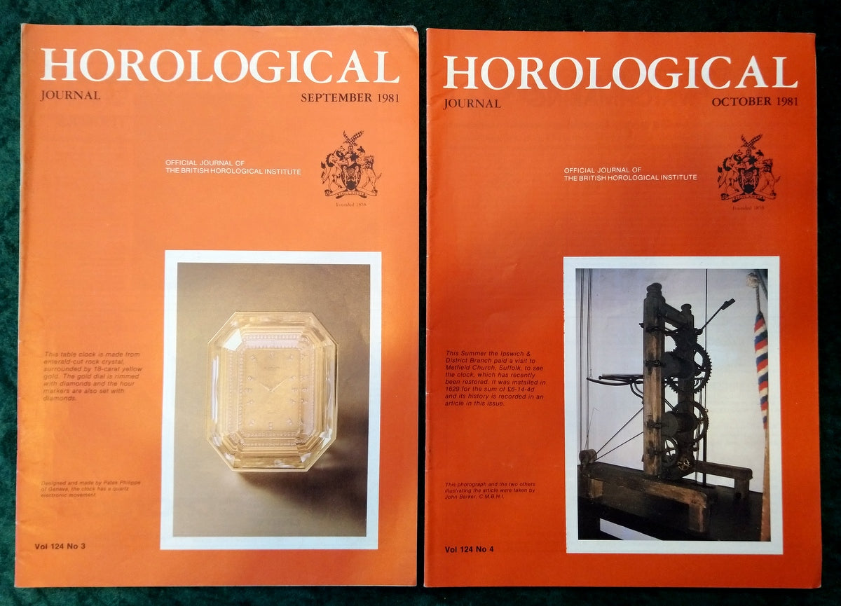 The Horological Journal. 13 Issues 1970/80's. (MC148)