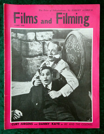 Films and Filming Magazine. Lot of 4 From 1958. (M395)