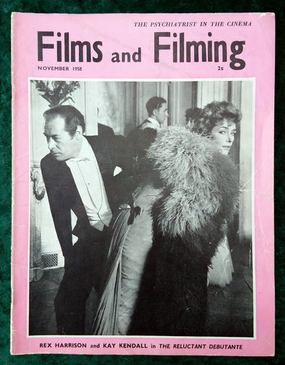 Films and Filming Magazine. Lot of 4 From 1958. (M395)