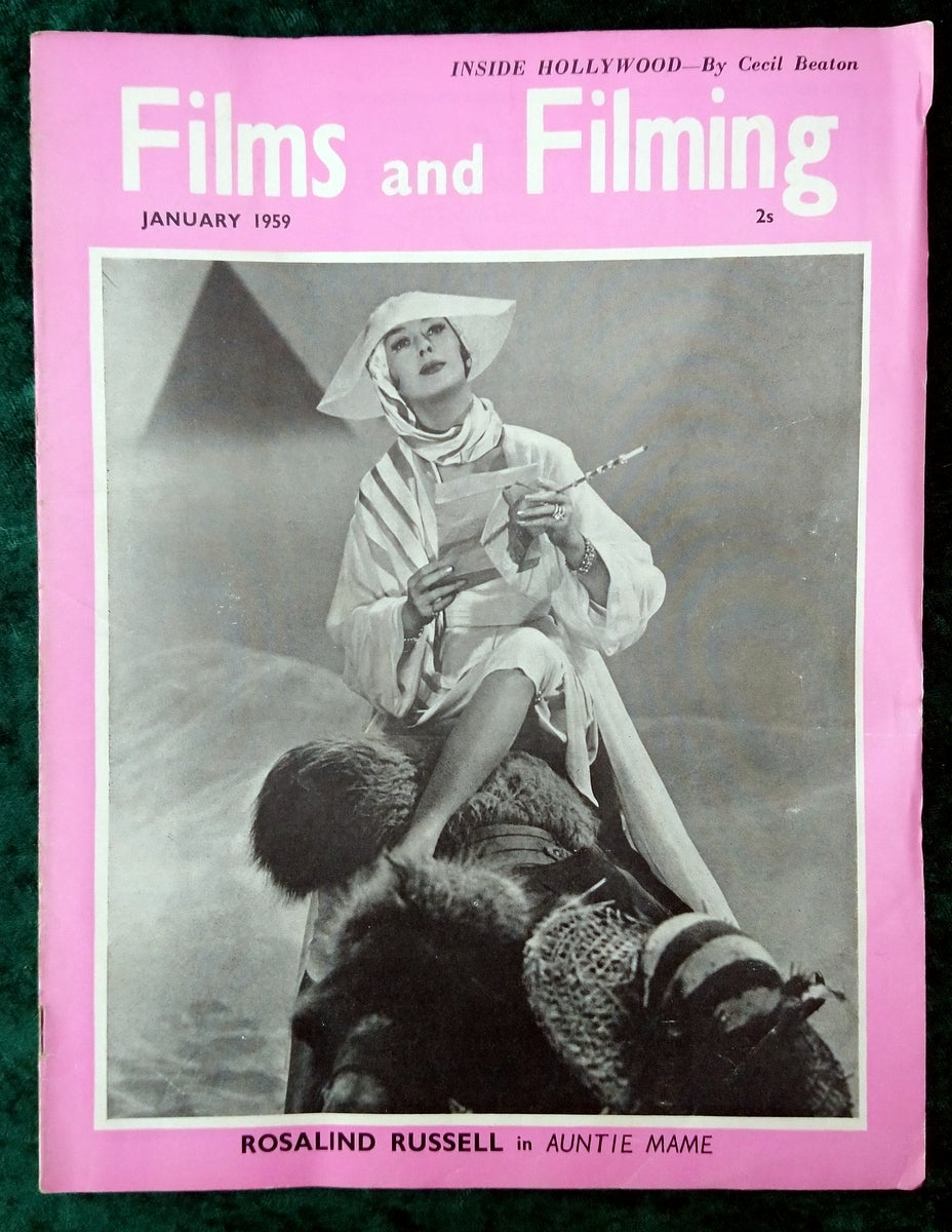 Films and Filming Magazine. Lot of 4 From 1959. (M396)
