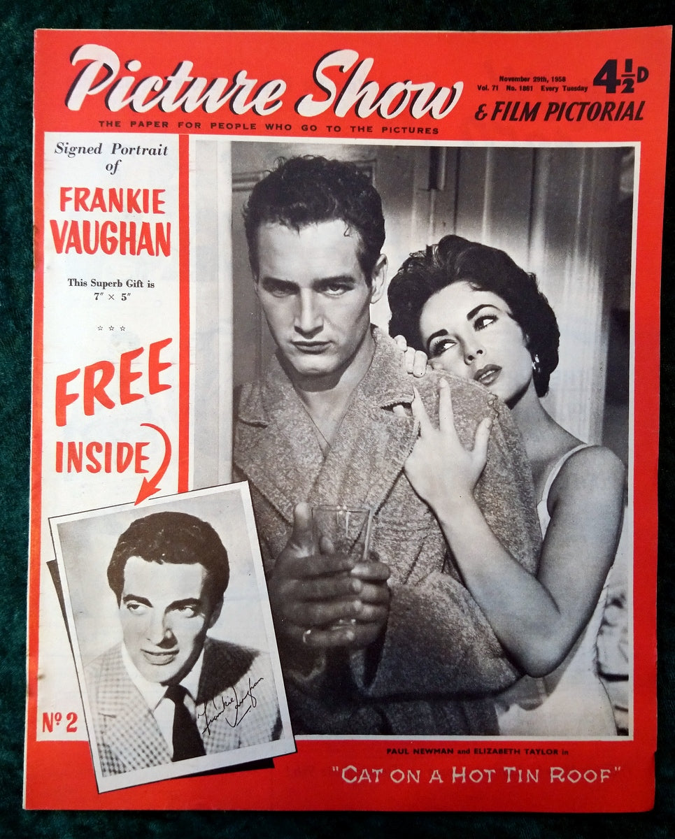 Picture Show Magazine. Nov 29th 1958. Taylor and Newman Cover. (LM077)