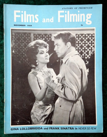 Films and Filming Magazine. Lot of 4 From 1959. (M397)