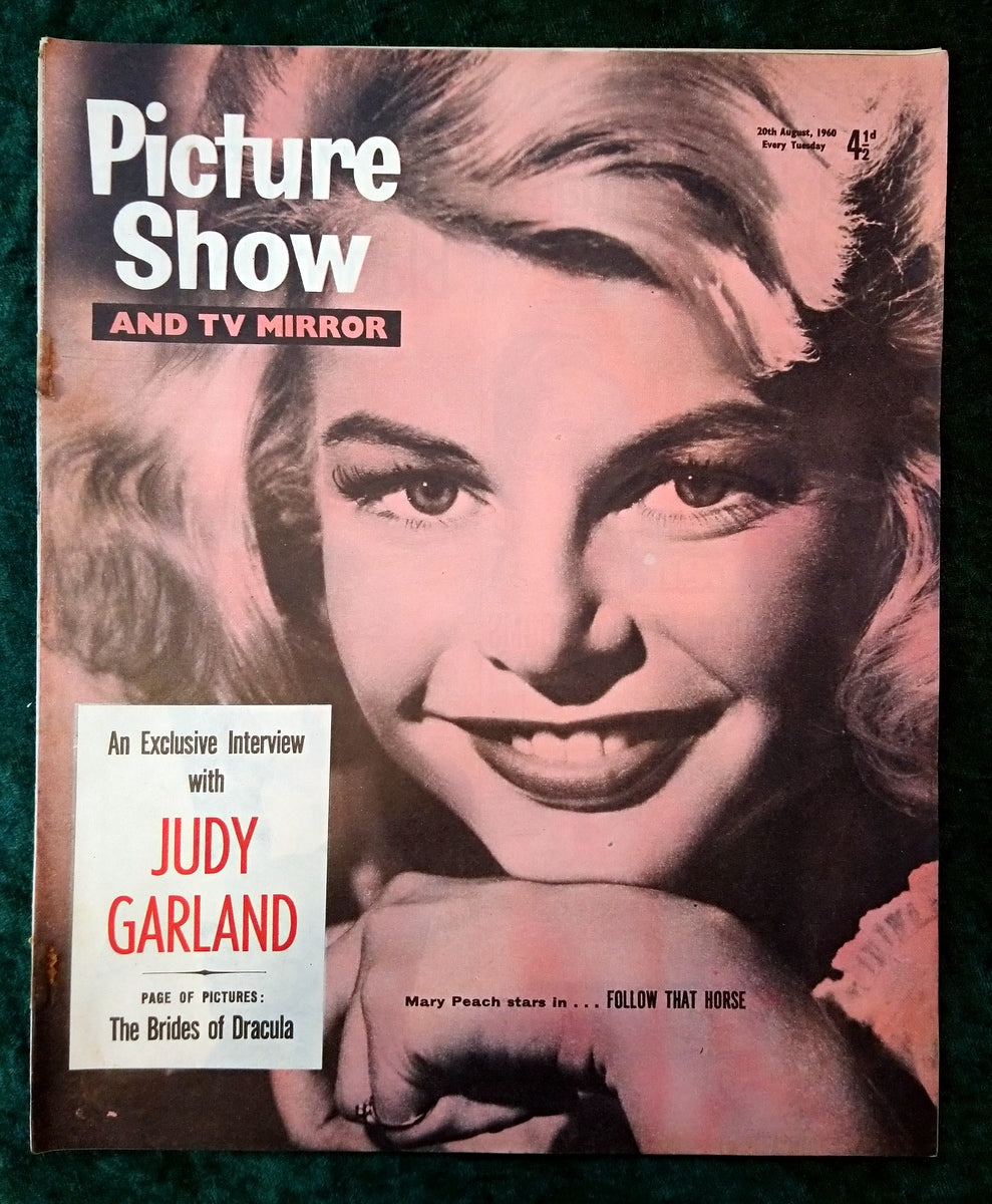 Picture Show Magazine. August 20th 1960. Mary Peach Cover. (LM080)