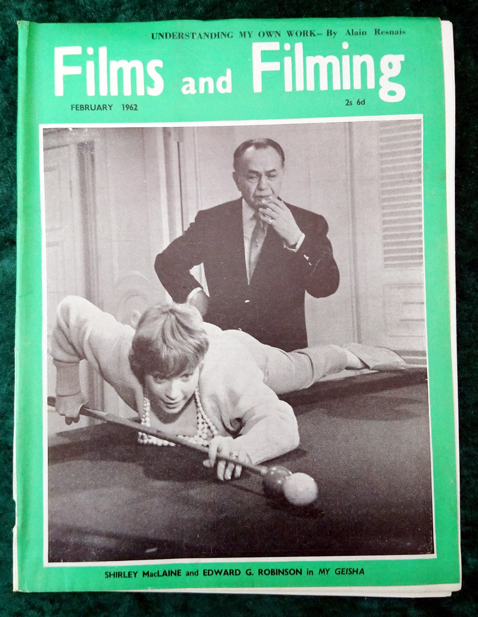 Films and Filming Magazine. Lot of 4 From 1961/62. (M399)
