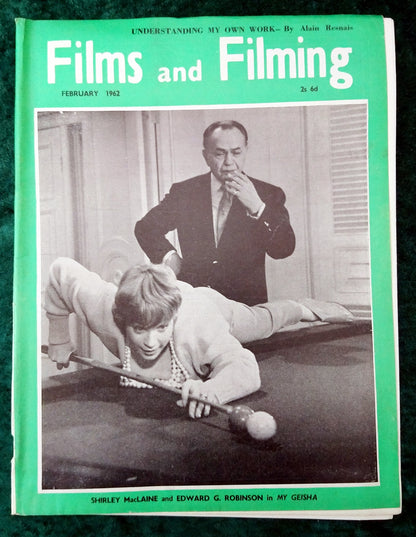 Films and Filming Magazine. Lot of 4 From 1961/62. (M399)