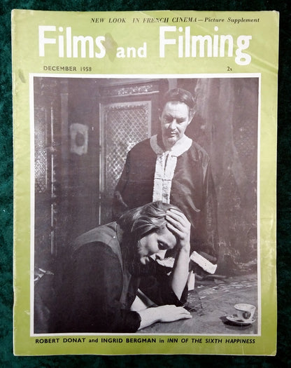 Films and Filming Magazine. Lot of 4 From 1950s/60s. (M400)