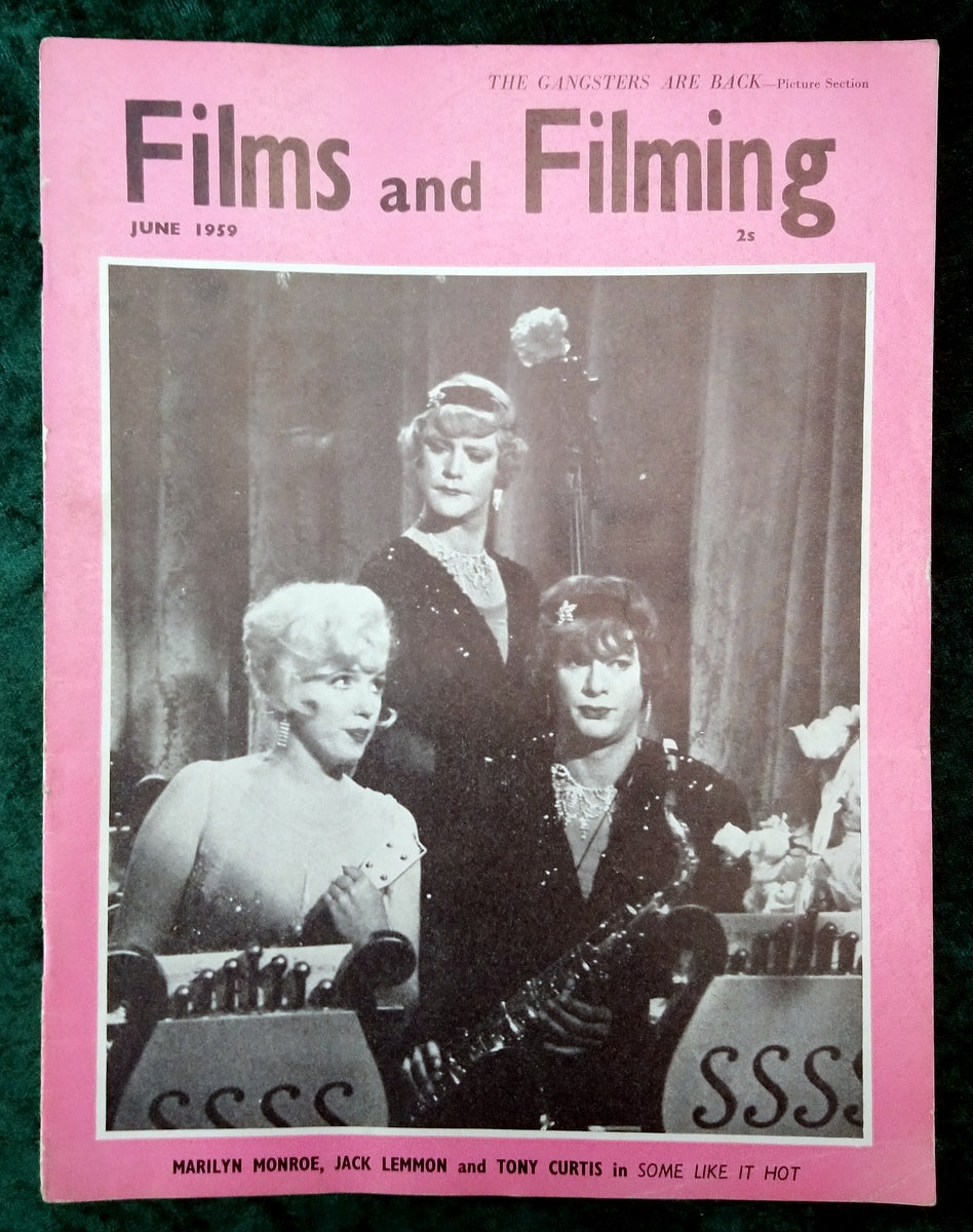 Films and Filming Magazine June 1959 Marilyn Monroe. (M402)