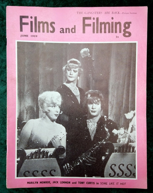 Films and Filming Magazine June 1959 Marilyn Monroe. (M402)