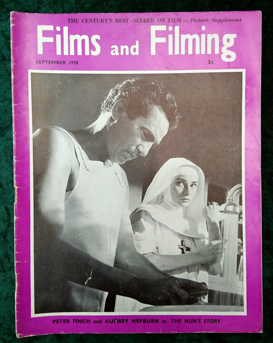 Films and Filming Magazine September 1958 Audrey Hepburn. (M403)