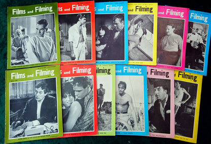 Films And Filming Magazine 1960. Full year 12 issues. (MC120)
