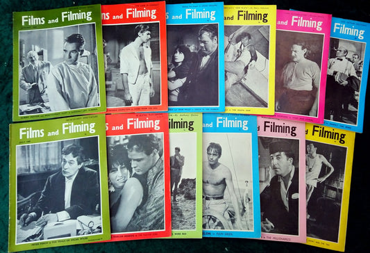 Films And Filming Magazine 1960. Full year 12 issues. (MC120)