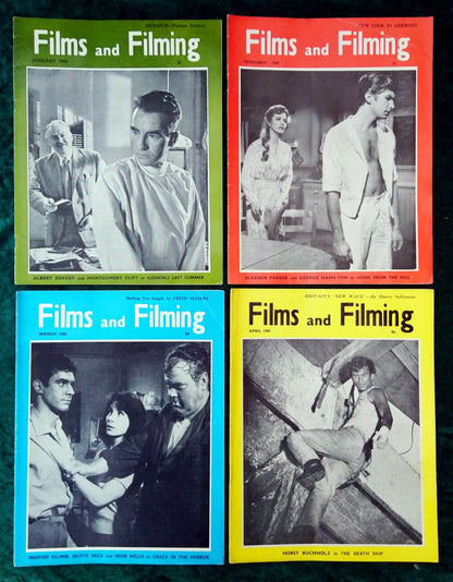 Films And Filming Magazine 1960. Full year 12 issues. (MC120)