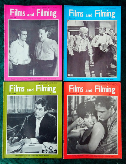 Films And Filming Magazine 1960. Full year 12 issues. (MC120)