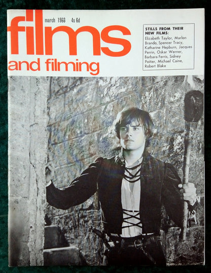 Films and Filming Magazine. Lot of 4 From 1968/69. (M404)