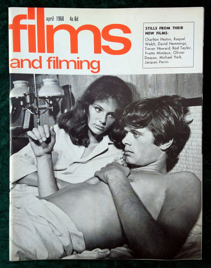 Films and Filming Magazine. Lot of 4 From 1968/69. (M404)