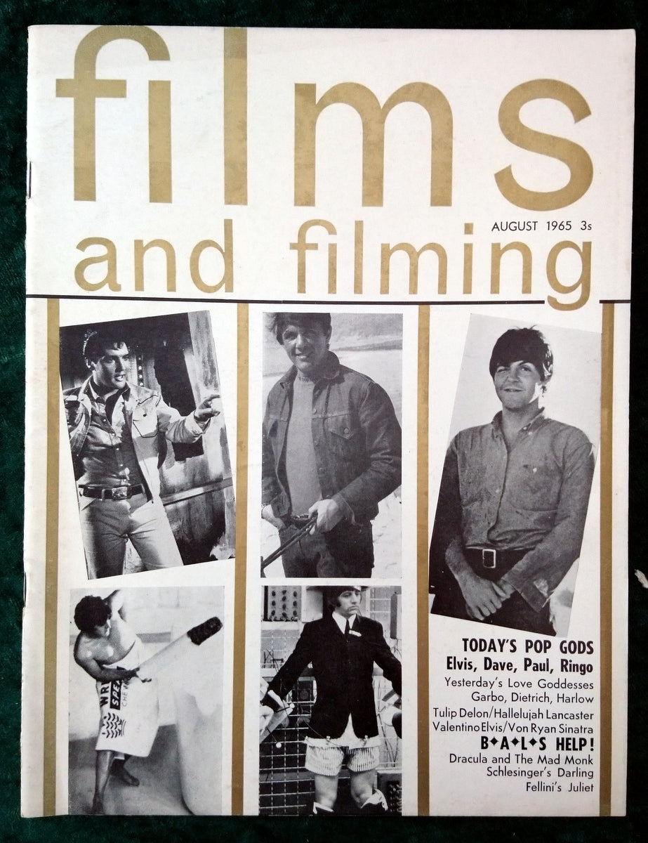Films and Filming Magazine. Lot of 4 From 1964/65. (M409)