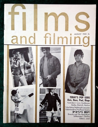Films and Filming Magazine. Lot of 4 From 1964/65. (M409)