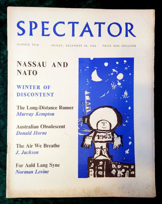 Spectator Magazine. December 28th 1962. (M415)