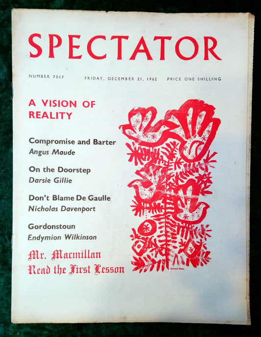 Spectator Magazine. December 21st 1962. (M416)