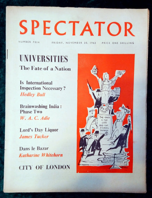 Spectator Magazine. November 30th 1962. (M419)