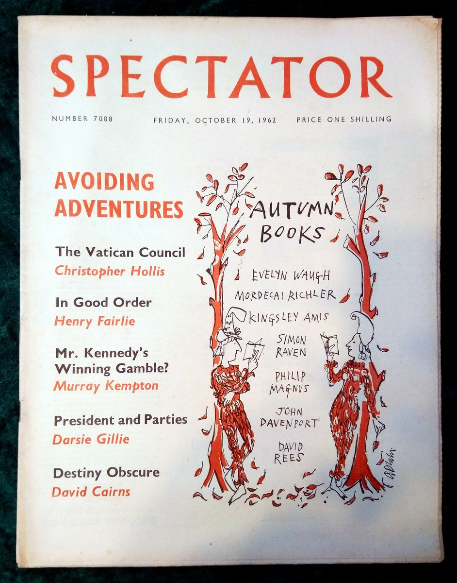 Spectator Magazine. October 19th 1962. (M423)
