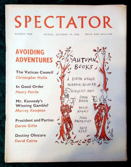 Spectator Magazine. October 19th 1962. (M423)