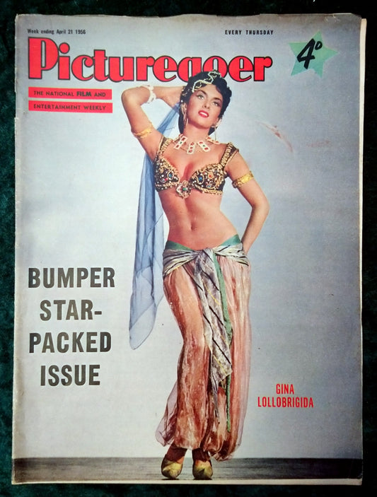 Picturegoer Magazine. April 21st 1956. Gina Lollobrigida. (M427)