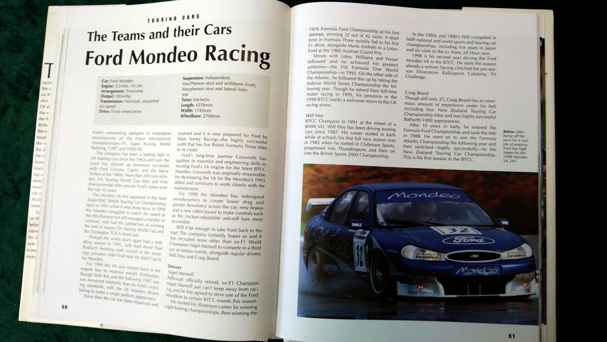 Touring Cars by Martin Derrick. 1998 (ref b234)