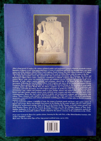 Gilbert Bayes, Sculptor 1872-1953. (ref b244)