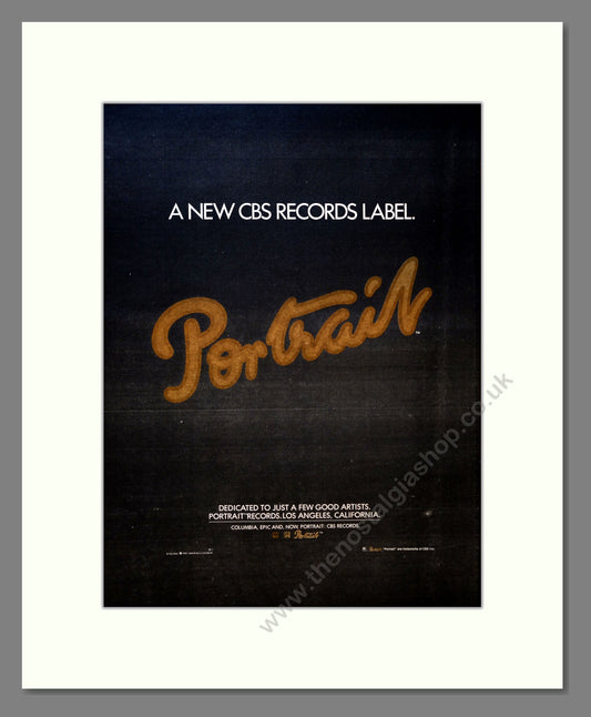 Portrait Records - Label Launch. Vintage Advert 1976 (ref AD18105)