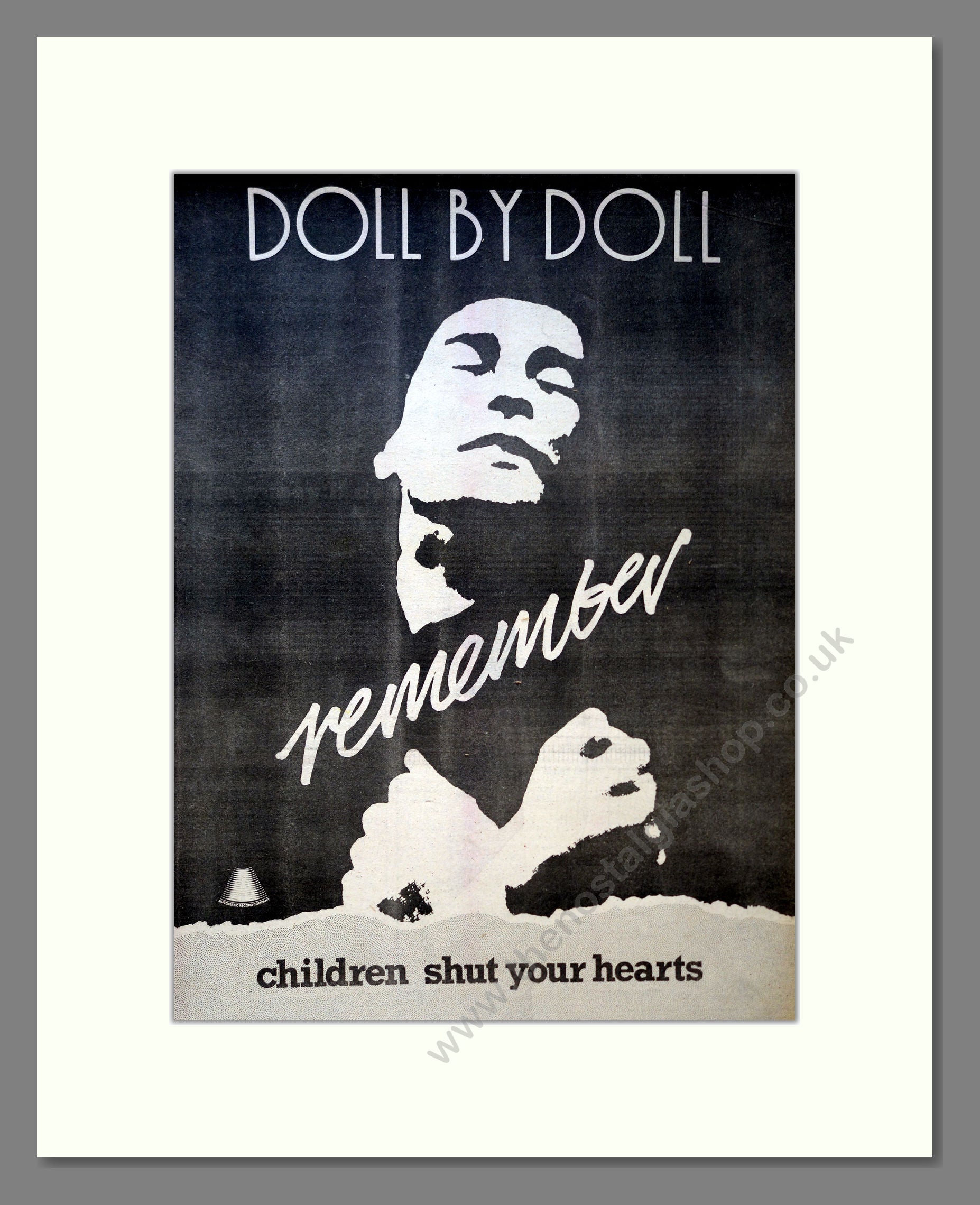 Doll By Doll - Remember. Vintage Advert 1979 (ref AD18114)