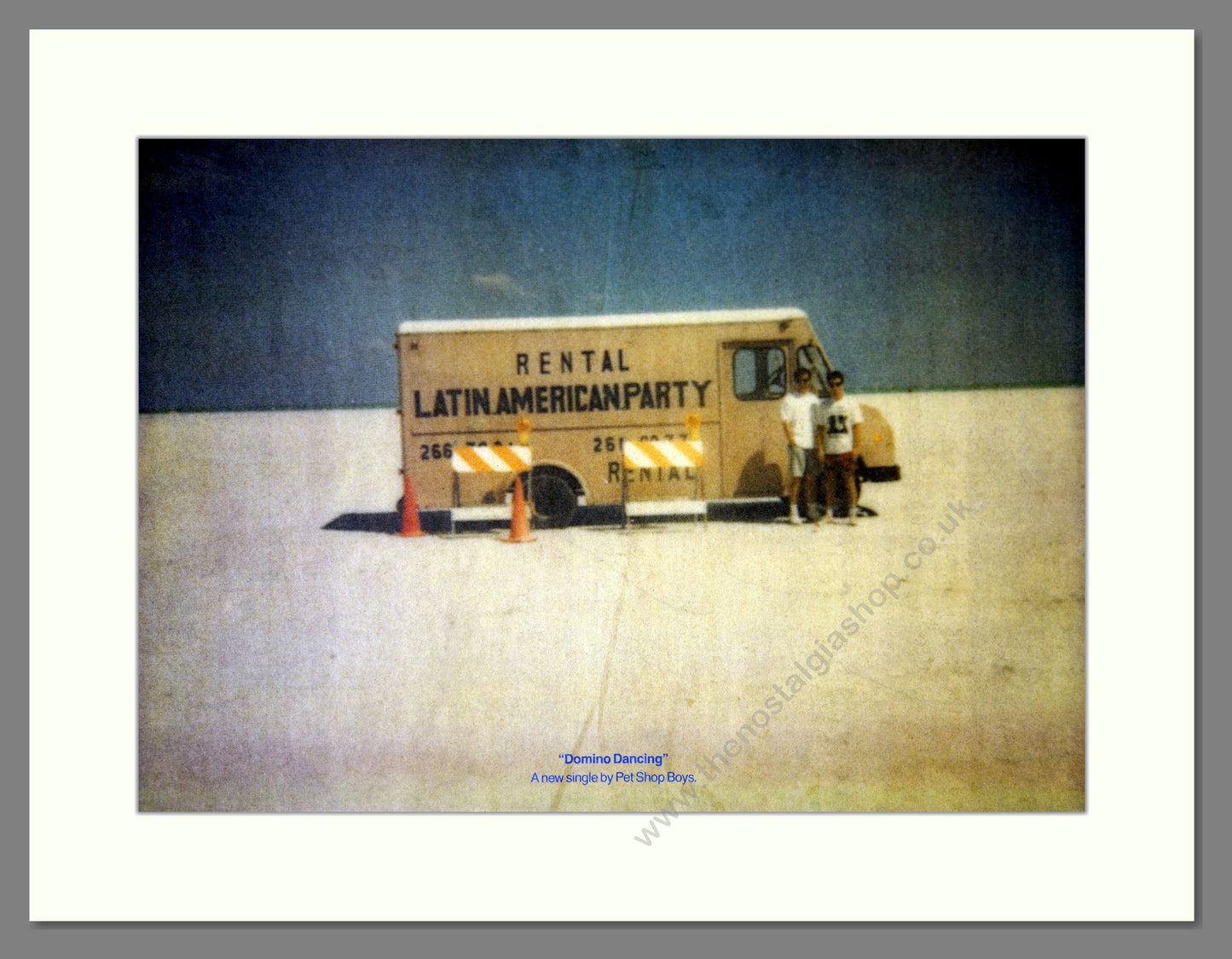 Pet Shop Boys - Domino Dancing. Vintage Advert 1988 (ref AD18122)