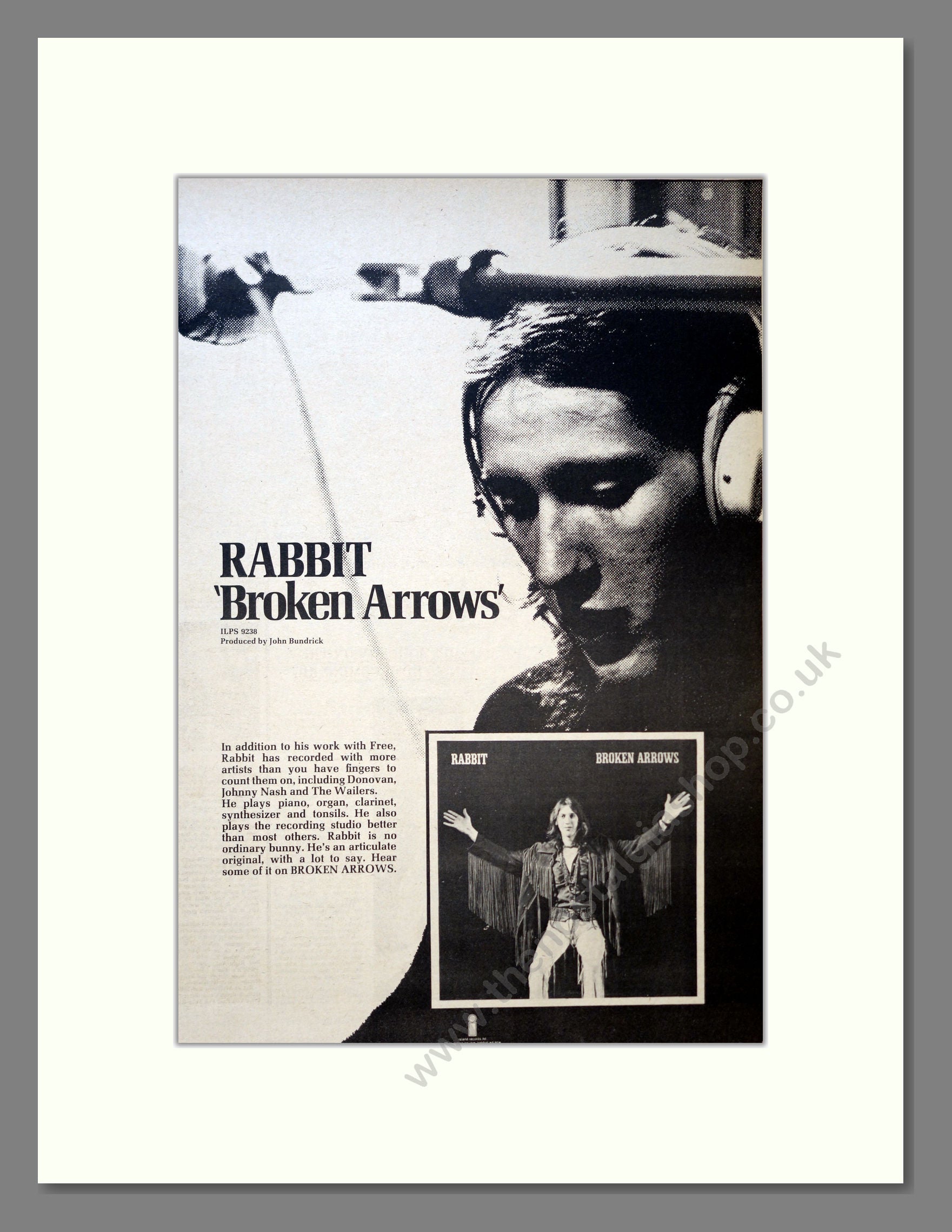 Rabbit - Broken Arrows. Vintage Advert 1973 (ref AD18183) – The ...