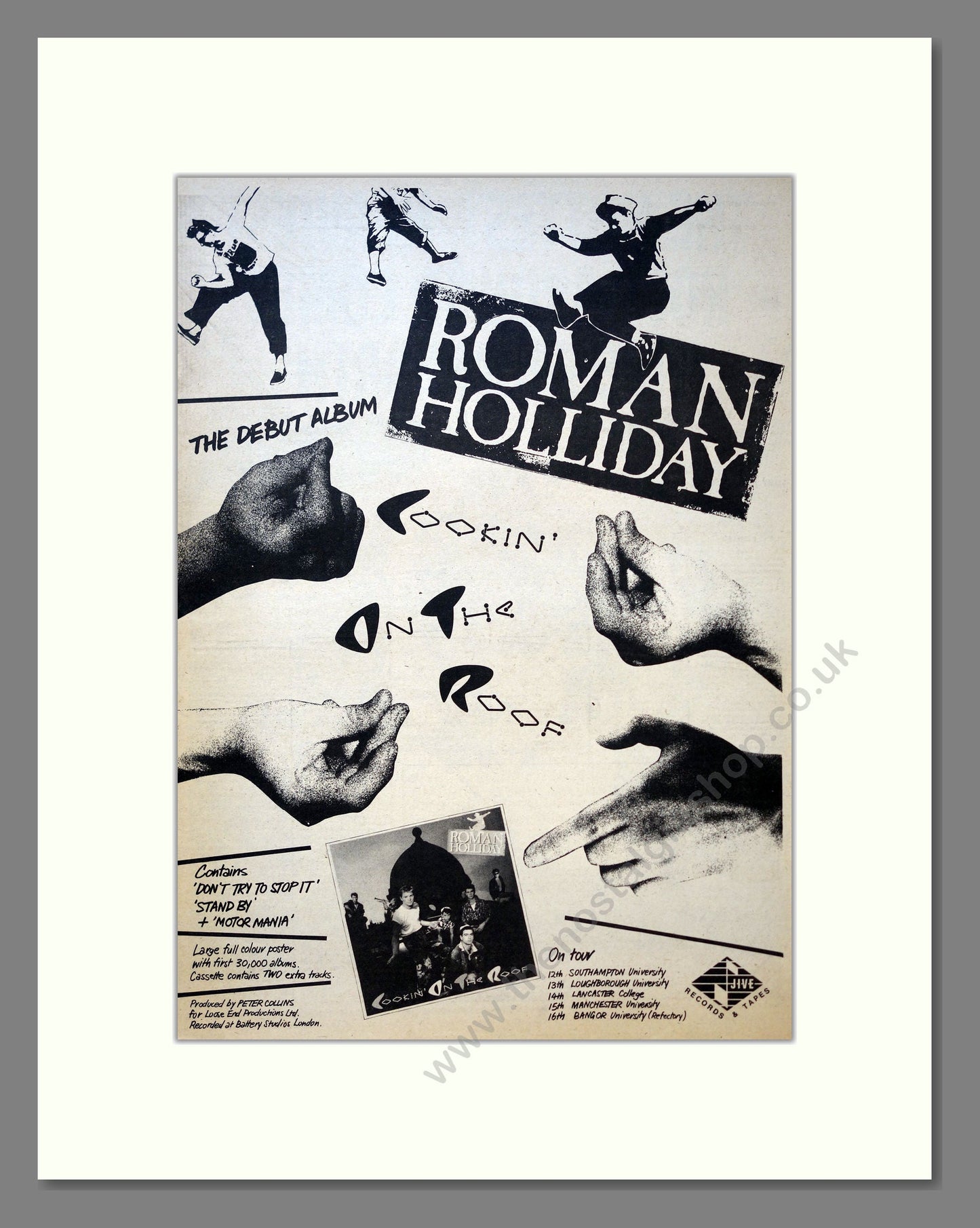 Roman Holiday - Cookin On The Roof. Vintage Advert 1983 (ref AD18195)