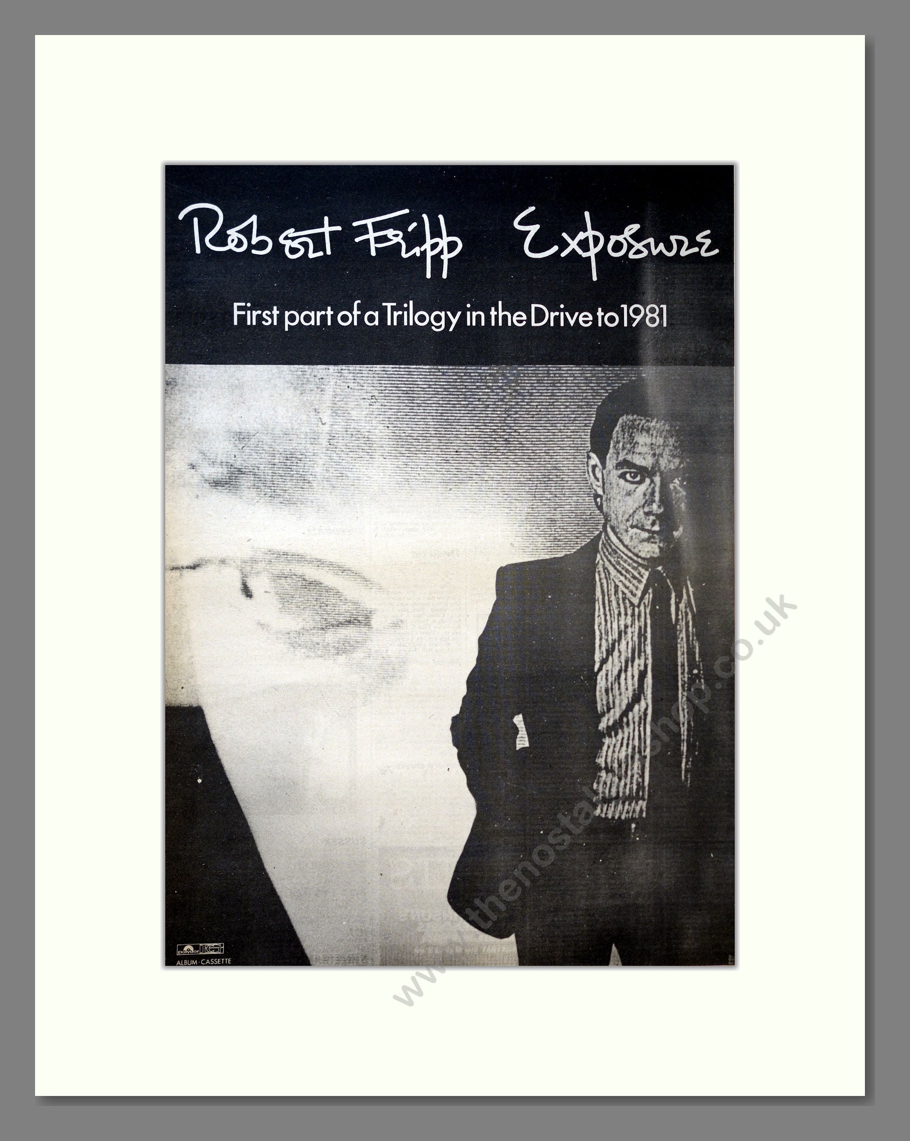 Robert Fripp - Exposure. Vintage Advert 1979 (ref AD18200)