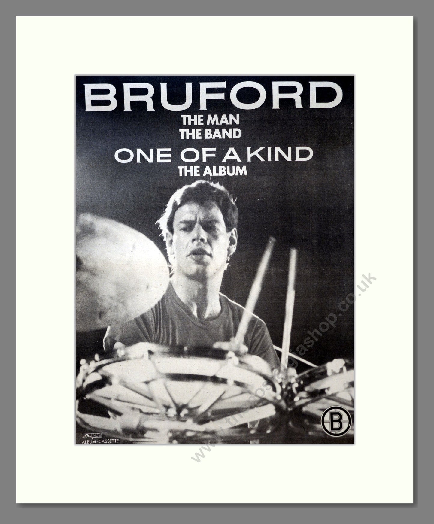 Bruford - One Of A Kind. Vintage Advert 1979 (ref AD18267)