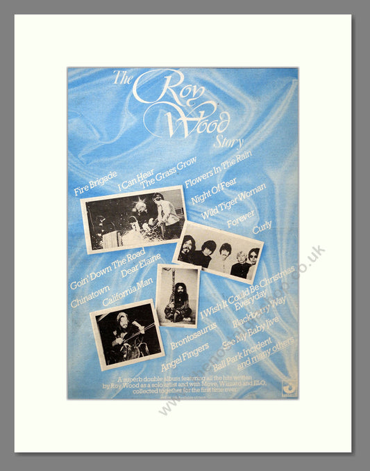 Roy Wood - Roy Wood Story. Vintage Advert 1976 (ref AD18272)