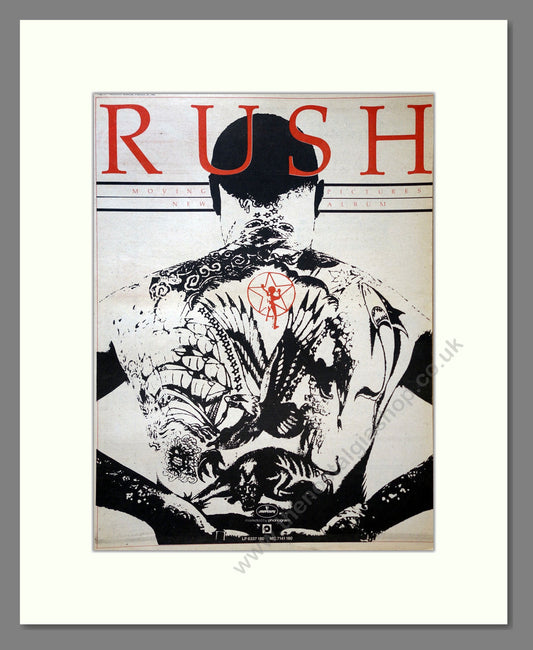 Rush - Moving Pictures. Vintage Advert 1981 (ref AD18289)