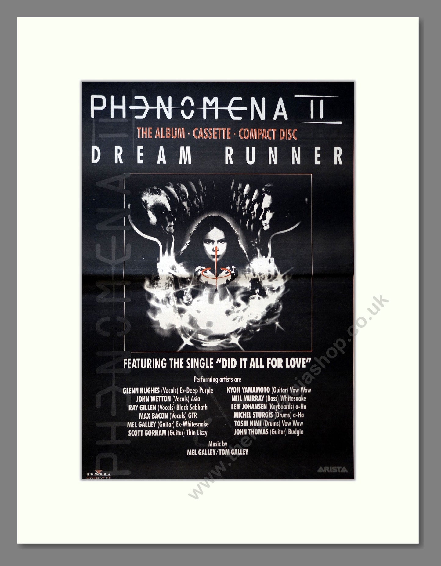 Phenomena II - Dream Runner. Vintage Advert 1987 (ref AD18296)