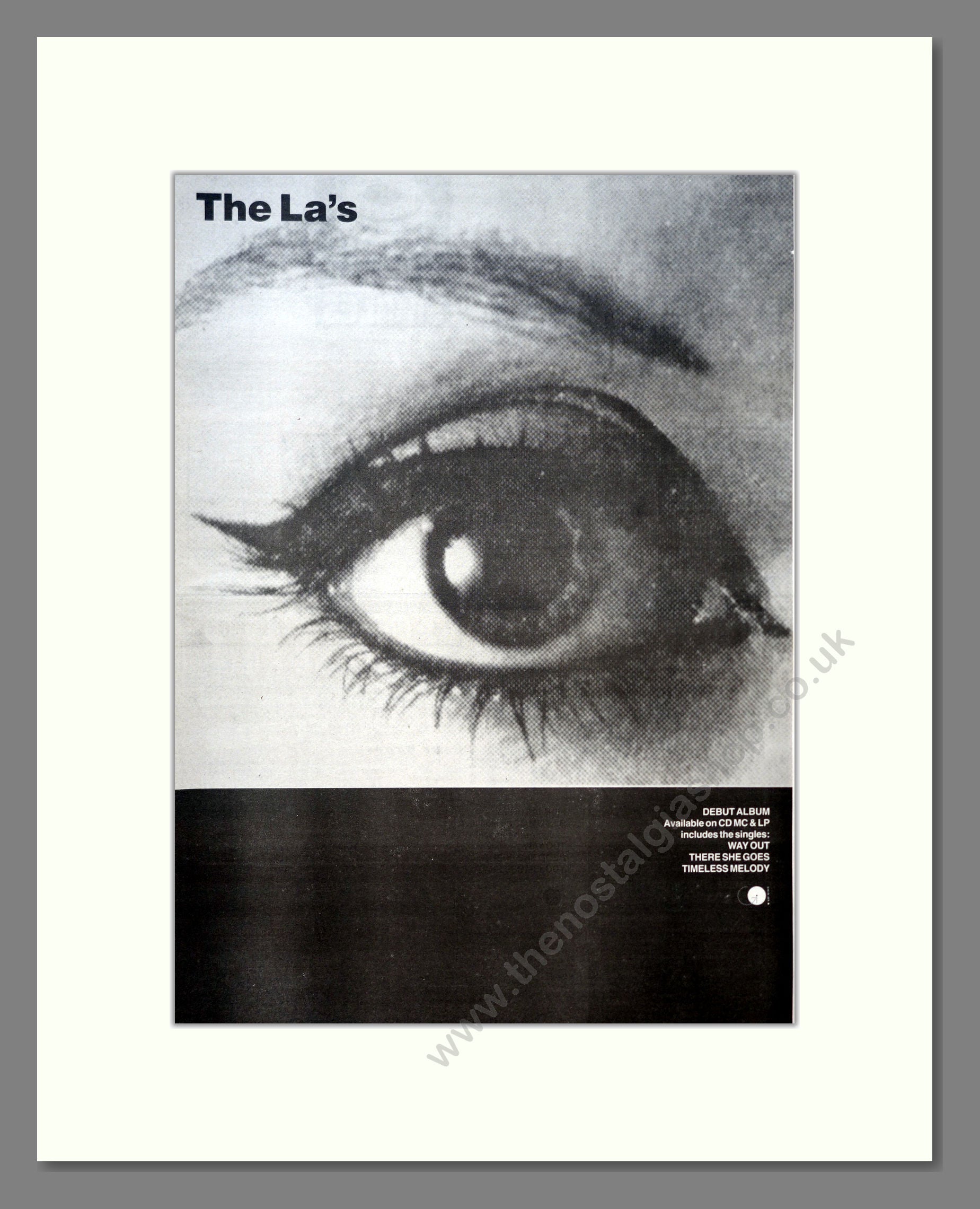 La's (The) - Debut Album. Vintage Advert 1990 (ref AD18300)